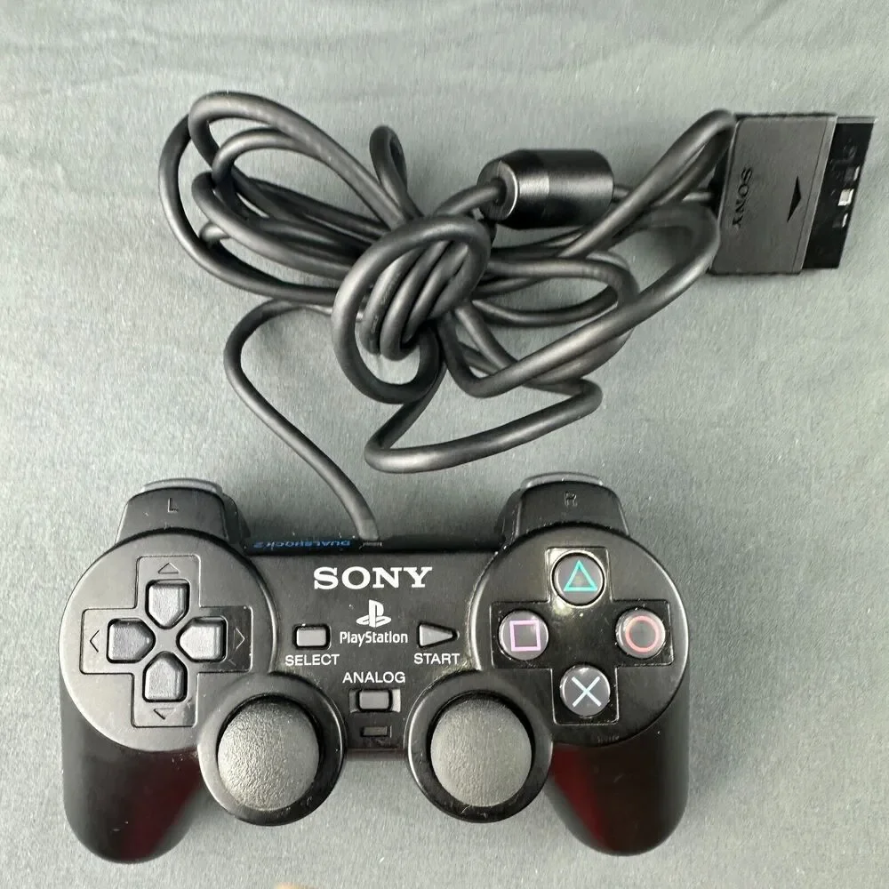 Genuine Sony PlayStation 2 PS1 PS2 Analog Controller DualShock 2 Wired SCPH10010